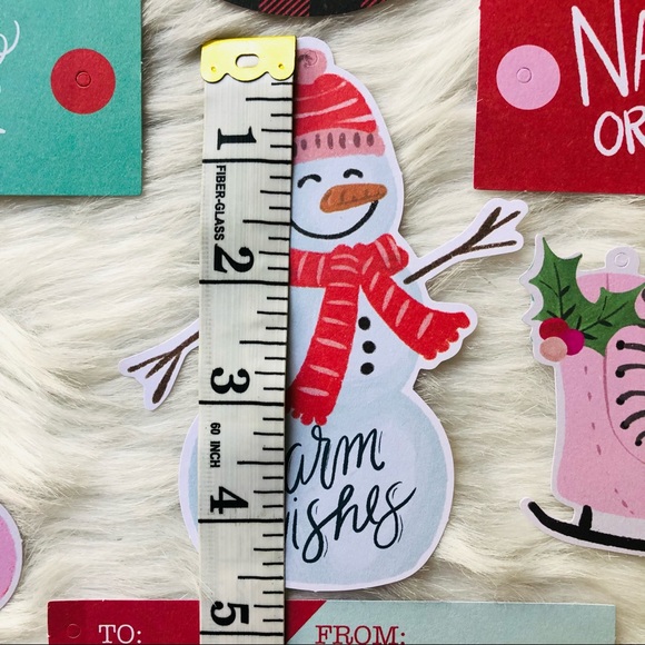 Cute & Cozy Christmas Ephemera Tags 13 pc - Picture 7 of 11